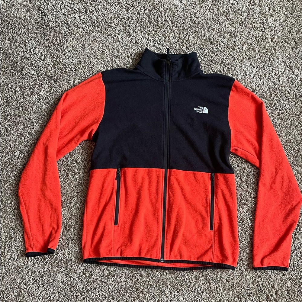 Men’s Medium Northface fleece full zip jacket